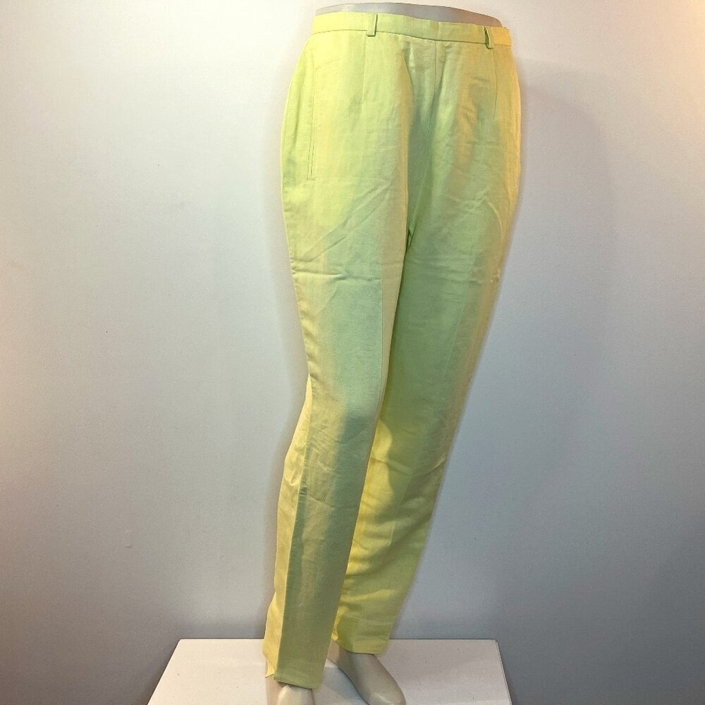 Susan Bristol Women's Lemon Grass Botanical Stretch Pant - Size 8 - NWT $98